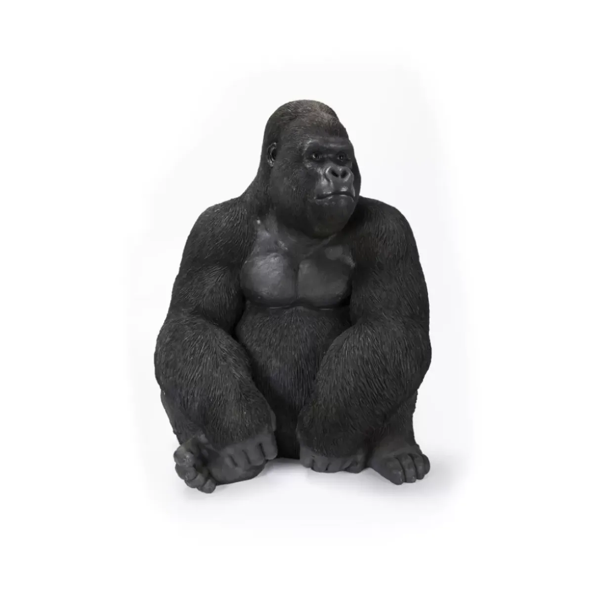 KARE Design Deko Objekt Monkey Gorilla Side Xl Schwarz- Deko & Geschenkartikel