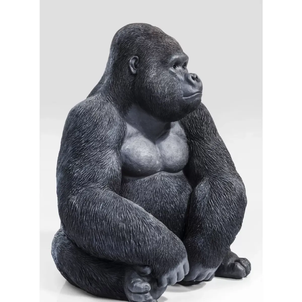 KARE Design Deko Objekt Monkey Gorilla Side Xl Schwarz- Deko & Geschenkartikel