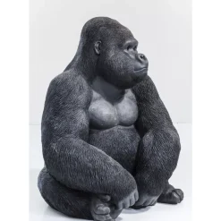 KARE Design Deko Objekt Monkey Gorilla Side Xl Schwarz- Deko & Geschenkartikel