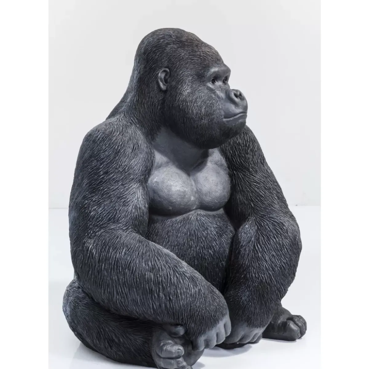 KARE Design Deko Objekt Monkey Gorilla Side Xl Schwarz- Deko & Geschenkartikel
