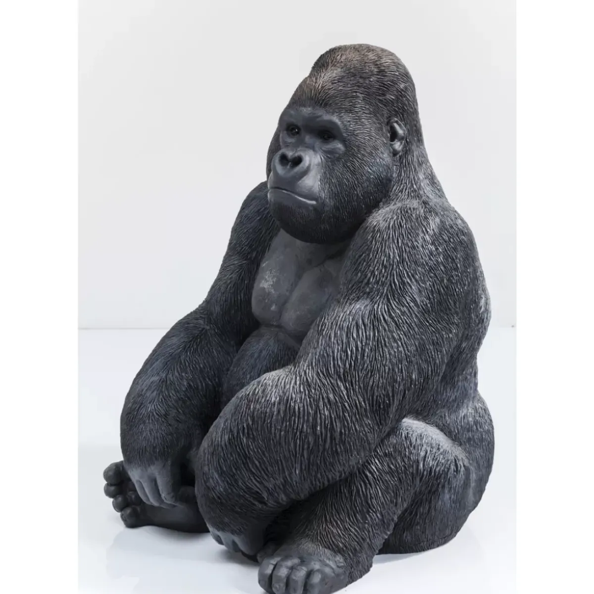 KARE Design Deko Objekt Monkey Gorilla Side Xl Schwarz- Deko & Geschenkartikel