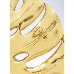 KARE Design Deko Objekt Monstera Leaf Gold 36Cm- Deko & Geschenkartikel