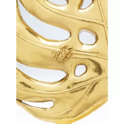 KARE Design Deko Objekt Monstera Leaf Gold 36Cm- Deko & Geschenkartikel