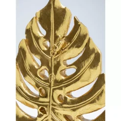 KARE Design Deko Objekt Monstera Leaf Gold 26Cm- Deko & Geschenkartikel