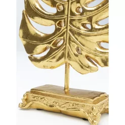 KARE Design Deko Objekt Monstera Leaf Gold 26Cm- Deko & Geschenkartikel