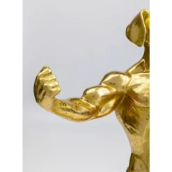 KARE Design Deko Objekt Muscle Dog Gold- Deko & Geschenkartikel