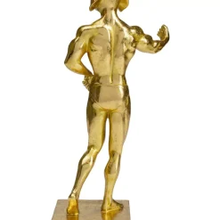 KARE Design Deko Objekt Muscle Dog Gold- Deko & Geschenkartikel