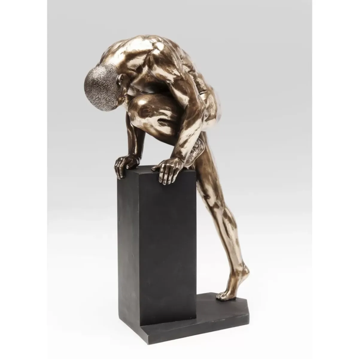 KARE Design Deko Objekt Nude Man Stand Bronze 35Cm- Deko & Geschenkartikel