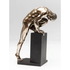 KARE Design Deko Objekt Nude Man Stand Bronze 35Cm- Deko & Geschenkartikel