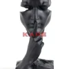 KARE Design Deko Objekt Quiet Face Schwarz 31Cm- Deko & Geschenkartikel