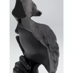 KARE Design Deko Objekt Quiet Face Schwarz 31Cm- Deko & Geschenkartikel