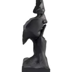 KARE Design Deko Objekt Quiet Face Schwarz 31Cm- Deko & Geschenkartikel
