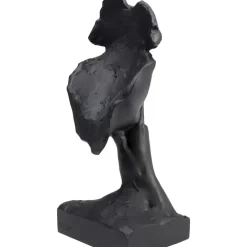 KARE Design Deko Objekt Quiet Face Schwarz 31Cm- Deko & Geschenkartikel