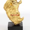 KARE Design Deko Objekt Rhino Gold- Deko & Geschenkartikel