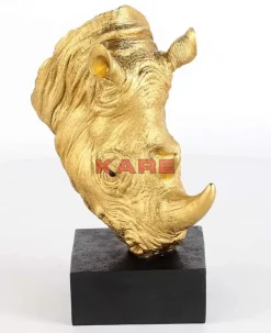 KARE Design Deko Objekt Rhino Gold- Deko & Geschenkartikel