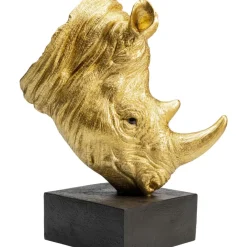 KARE Design Deko Objekt Rhino Gold- Deko & Geschenkartikel