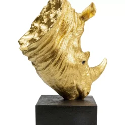KARE Design Deko Objekt Rhino Gold- Deko & Geschenkartikel