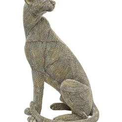 KARE Design Deko Objekt Sitting Leopard Pearls 42- Deko & Geschenkartikel