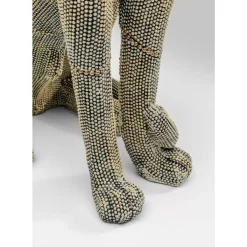 KARE Design Deko Objekt Sitting Leopard Pearls 42- Deko & Geschenkartikel