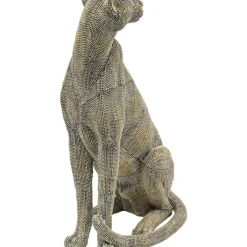 KARE Design Deko Objekt Sitting Leopard Pearls 42- Deko & Geschenkartikel