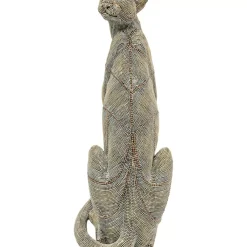 KARE Design Deko Objekt Sitting Leopard Pearls 42- Deko & Geschenkartikel