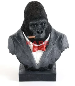 KARE Design Deko Objekt Smoking Gorilla- Deko & Geschenkartikel