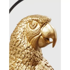 KARE Design Deko Objekt Swinging Parrot Gold- Deko & Geschenkartikel