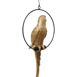 KARE Design Deko Objekt Swinging Parrot Gold- Deko & Geschenkartikel
