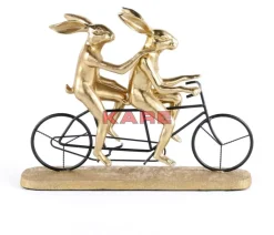 KARE Design Deko Objekt Tandem Rabbits- Deko & Geschenkartikel