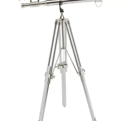 KARE Design Deko Objekt Telescope Silber 125Cm- Deko & Geschenkartikel