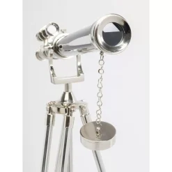KARE Design Deko Objekt Telescope Silber 125Cm- Deko & Geschenkartikel