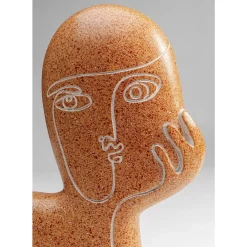 KARE Design Deko Objekt Thought Braun 27Cm- Deko & Geschenkartikel