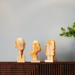 KARE Design Deko Objekt Thought Braun 27Cm- Deko & Geschenkartikel