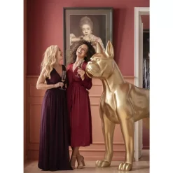 KARE Design Deko Objekt Toto Xl Gold- Deko & Geschenkartikel