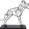 KARE Design Deko Objekt Wire Attack Dog 36Cm- Deko & Geschenkartikel