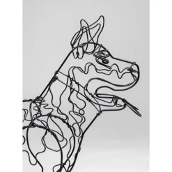 KARE Design Deko Objekt Wire Attack Dog 36Cm- Deko & Geschenkartikel