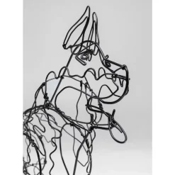 KARE Design Deko Objekt Wire Attack Dog 36Cm- Deko & Geschenkartikel