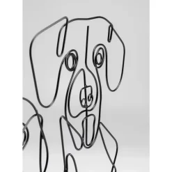 KARE Design Deko Objekt Wire Dog Faces 38Cm- Deko & Geschenkartikel