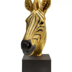 KARE Design Deko Objekt Zebra Gold- Deko & Geschenkartikel