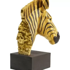 KARE Design Deko Objekt Zebra Gold- Deko & Geschenkartikel