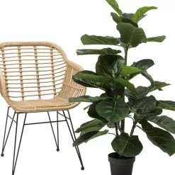 KARE Design Deko Pflanze Fiddle Leaf 120Cm- Deko & Geschenkartikel