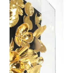 KARE Design Deko Rahmen Gold Flower 60X60Cm- Bilder