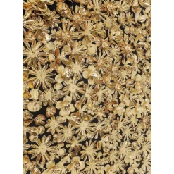 KARE Design Deko Rahmen Gold Flower 120X120Cm- Bilder