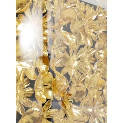 KARE Design Deko Rahmen Gold Flower 80X80Cm- Bilder