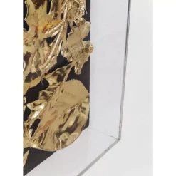 KARE Design Deko Rahmen Gold Leaf 120X120Cm- Bilder