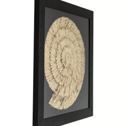 KARE Design Deko Rahmen Golden Snail 120X120Cm- Bilder