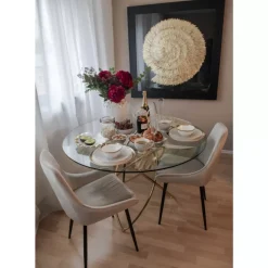 KARE Design Deko Rahmen Golden Snail 120X120Cm- Bilder