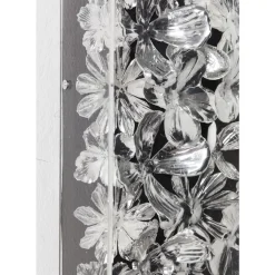 KARE Design Deko Rahmen Silver Flower 100X100Cm- Bilder