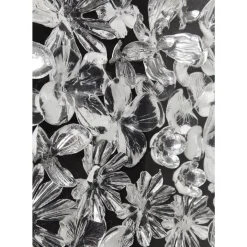 KARE Design Deko Rahmen Silver Flower 100X100Cm- Bilder