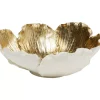 KARE Design Deko Schale Flower Bloom Creme Gold O25Cm- Deko & Geschenkartikel